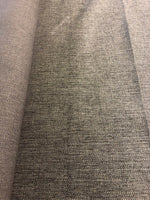 Grey Semi Plain Twill Look. 360g/m2. Furnishing Fabric. Roll Size - 4m