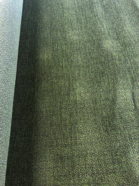 Forest Green Textured Furnishing With Fire Retardant Finish. 400g/m2. Roll Size - 4.1m