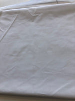 White Cotton lawn. 100g/m2. Roll Size - 3.3m