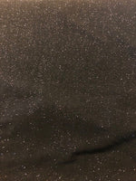 Black Allover Glitter Jersey. 220g/m2. 95% Polyester 5% Elastane. Roll Size - 3.2m