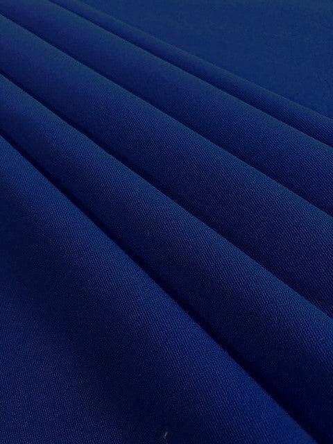 Cobalt Blue Two Way Woven Stretch, Suiting Weight