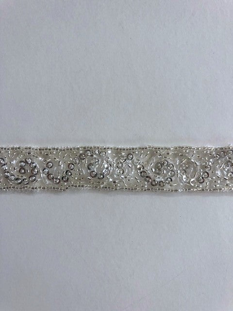 Crystal 3cm Twirl Edging Design