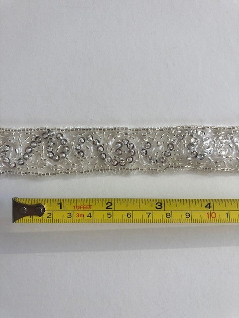 Crystal 3cm Twirl Edging Design