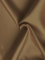 Coffee Non Snag Matt Duchess Satin, 193 g/m2, 100% Polyester, 145cms Wide. Roll Size - 4.5m.