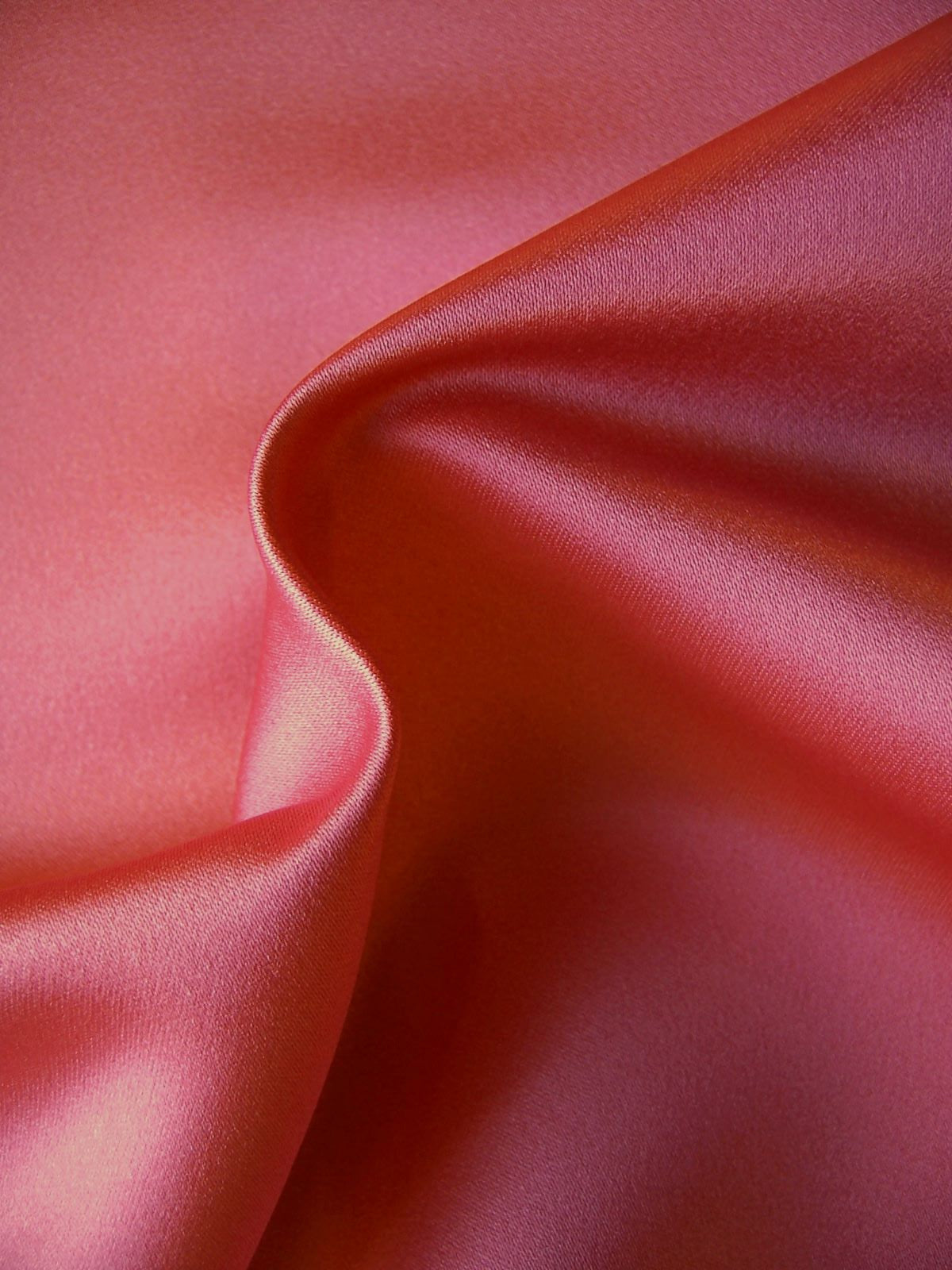Coral Non Snag Matt Duchess Satin, 193 g/m2, 100% Polyester, 145cms Wide. Roll Size - 1.4.