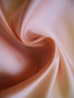 Peach Non Snag Matt Duchess Satin, 193 g/m2, 100% Polyester, 145cms Wide. Roll Size - 3.2m.