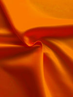 Orange Non Snag Matt Duchess Satin, 193 g/m2, 100% Polyester, 145cms Wide. Roll Size - 4m.