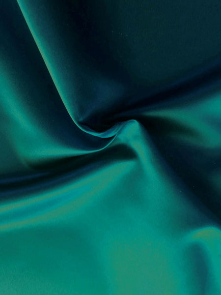 Teal Non Snag Matt Duchess Satin, 193 g/m2, 100% Polyester, 145cms Wide. Roll Size - 3m.