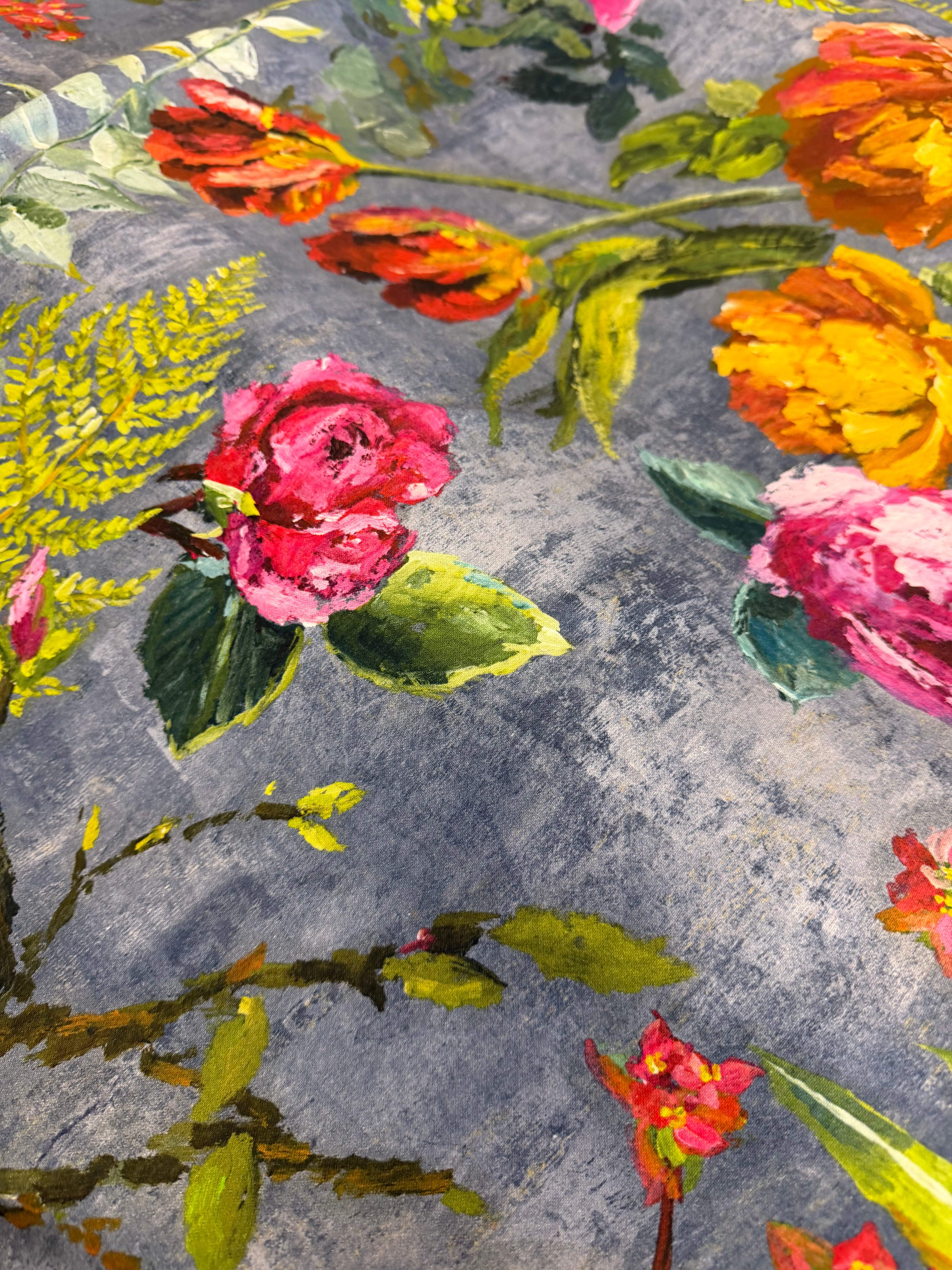 Designers Guild Tulipani Cotton Fabric – Botanical Floral Print – 137cm Wide