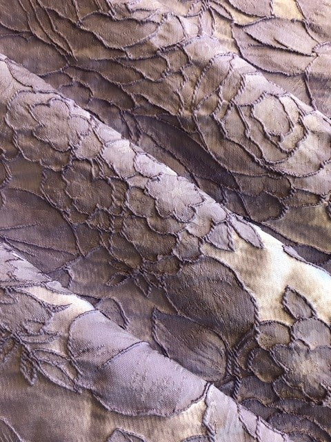 Lavender Two Tone Corded Textured Jacquard