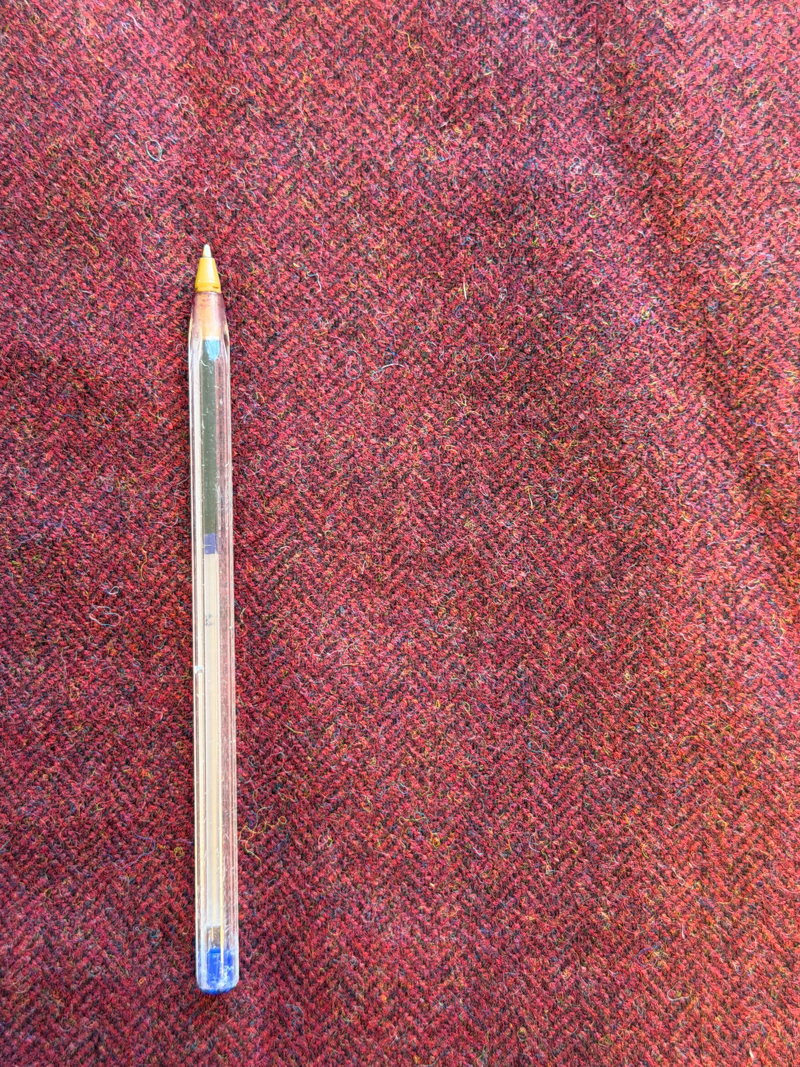 Burgundy Wool Twill