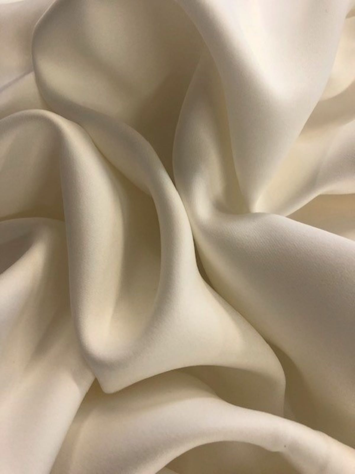 Ivory Double Faced Matt Satin