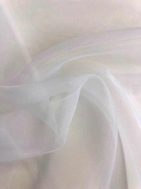White Matt Organza