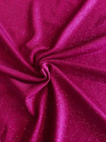 Fuchsia Glitter on Jersey