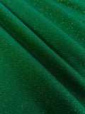 Green Glitter on Jersey