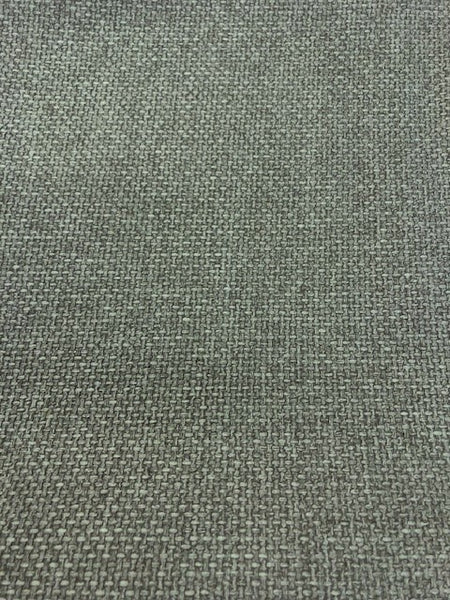 Grey Basket Weave Furnishing with Fire Retardant Finish. 100% Cotton, 290g/m2, 145cm. Roll Size - 1.3m