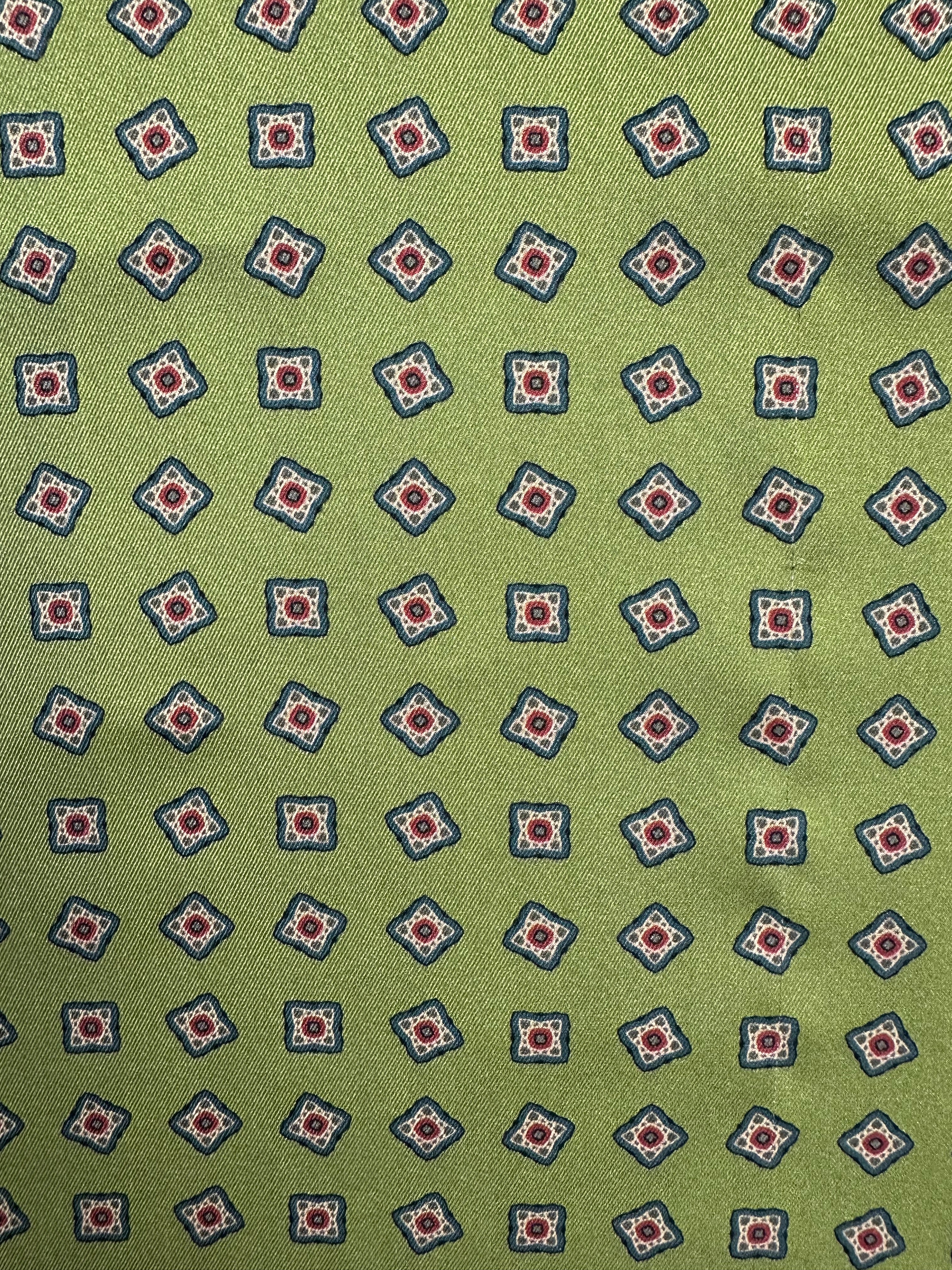 Chartreuse Green Fabric – 100% Polyester, Printed in Italy, 145cm Wide