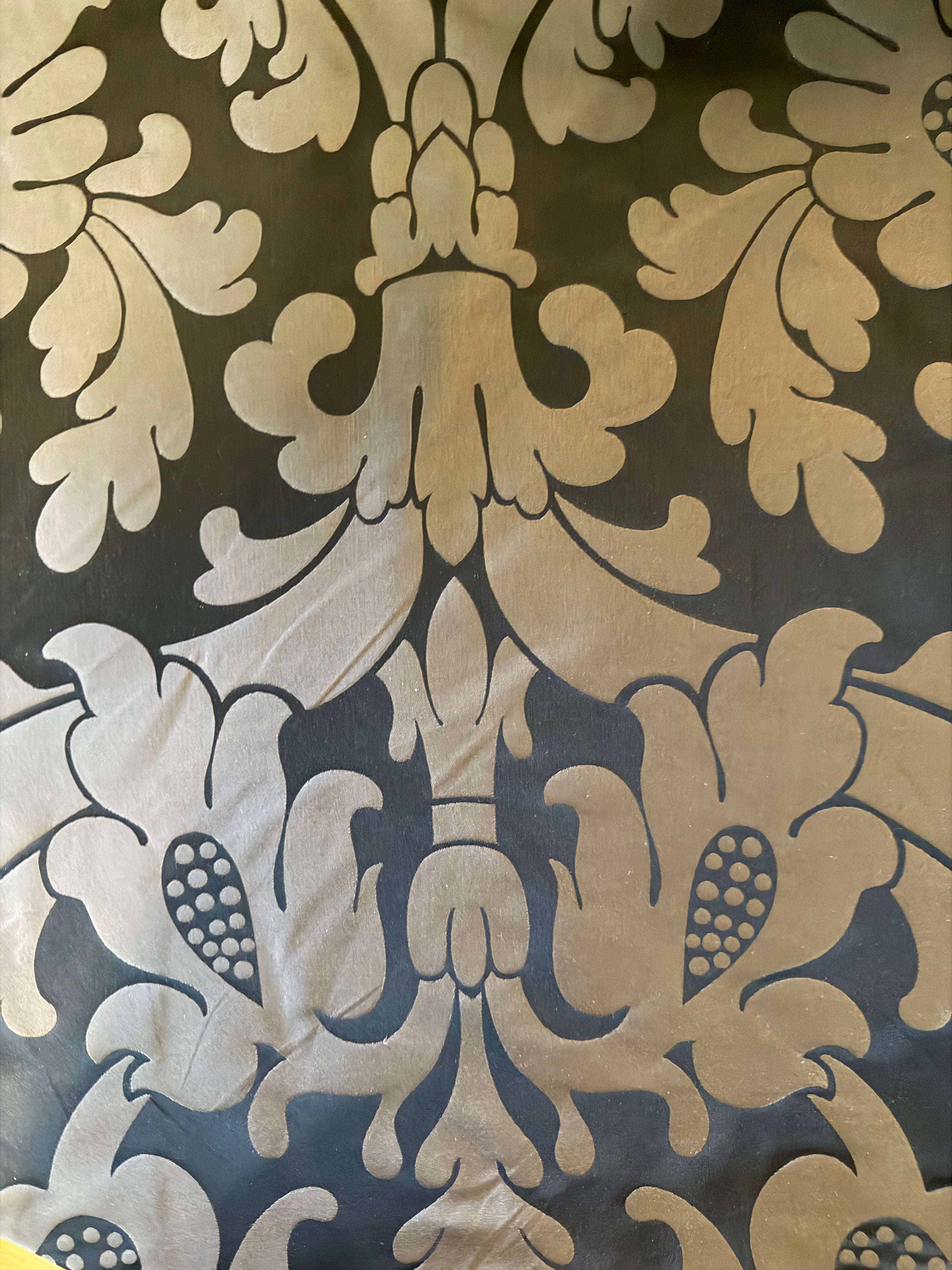 Silk Jacquard Damask Fabric – Buckingham Palace Inspired – 137cm