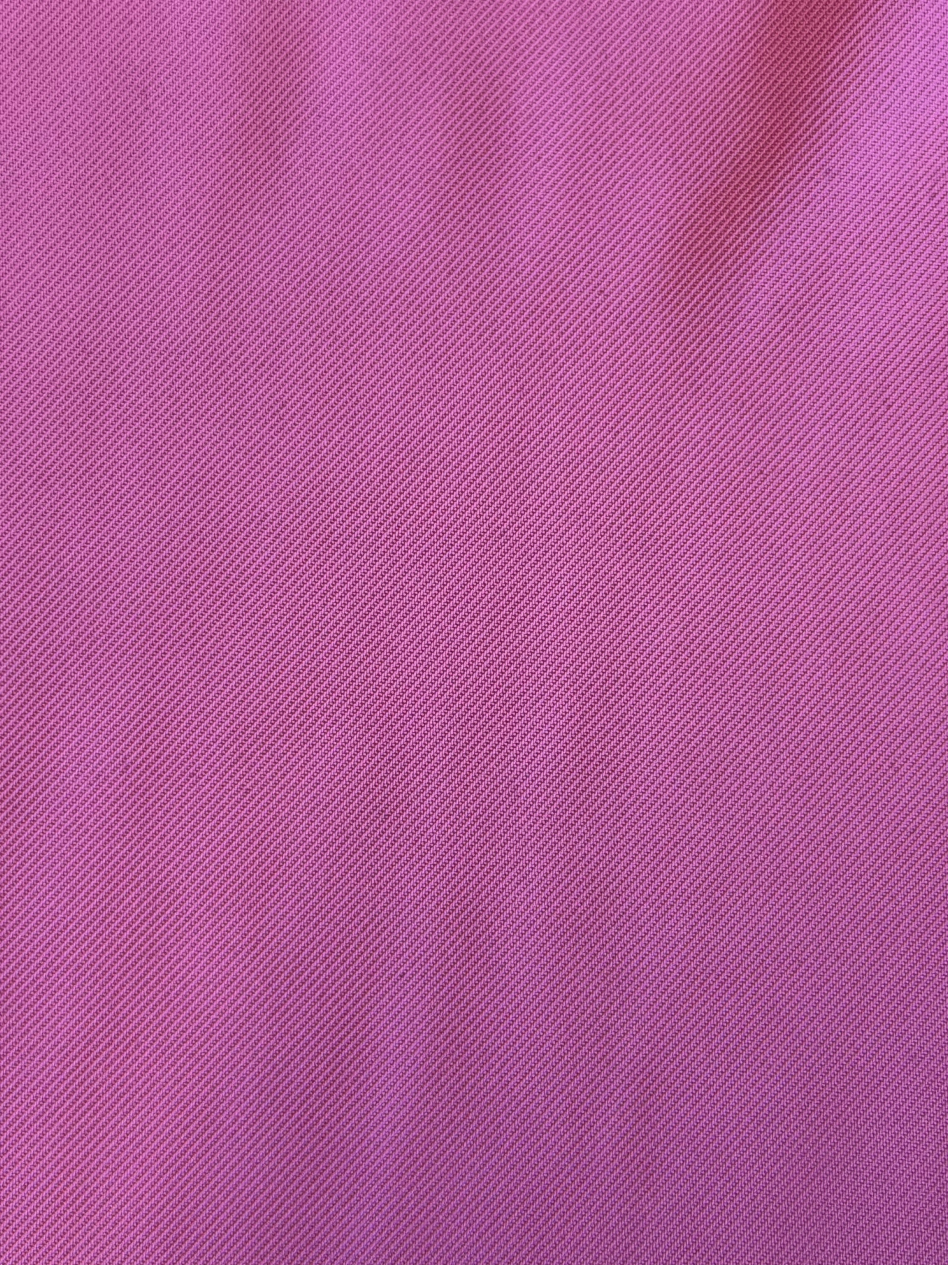 Italian Magenta Twill Fabric – 100% Triacetate – 145 cm Wide