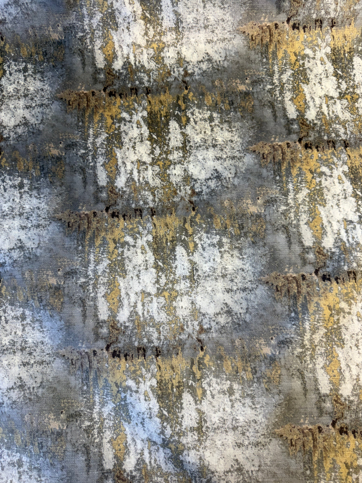 Grey Contemporary Abstract Velvet-Effect Furnishing Fabric – 148cm Wide