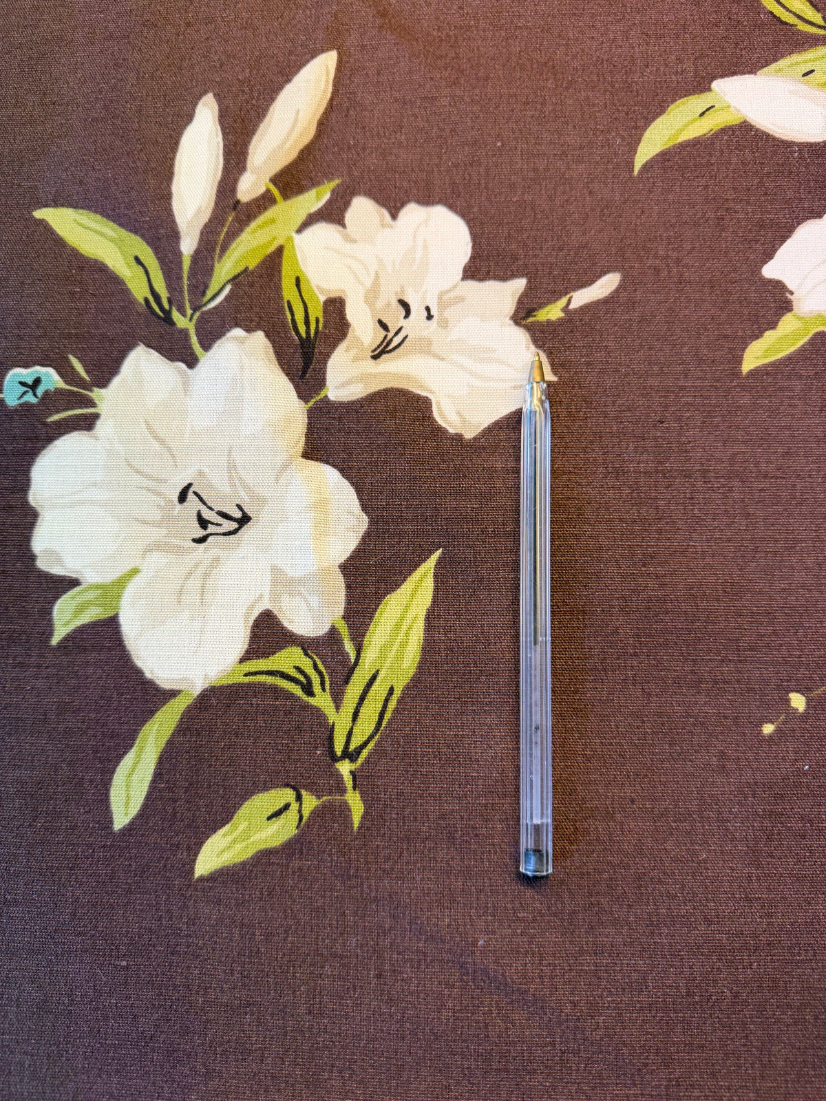 Audley by Romo – Brown Floral Furnishing Fabric – 148cm Wide