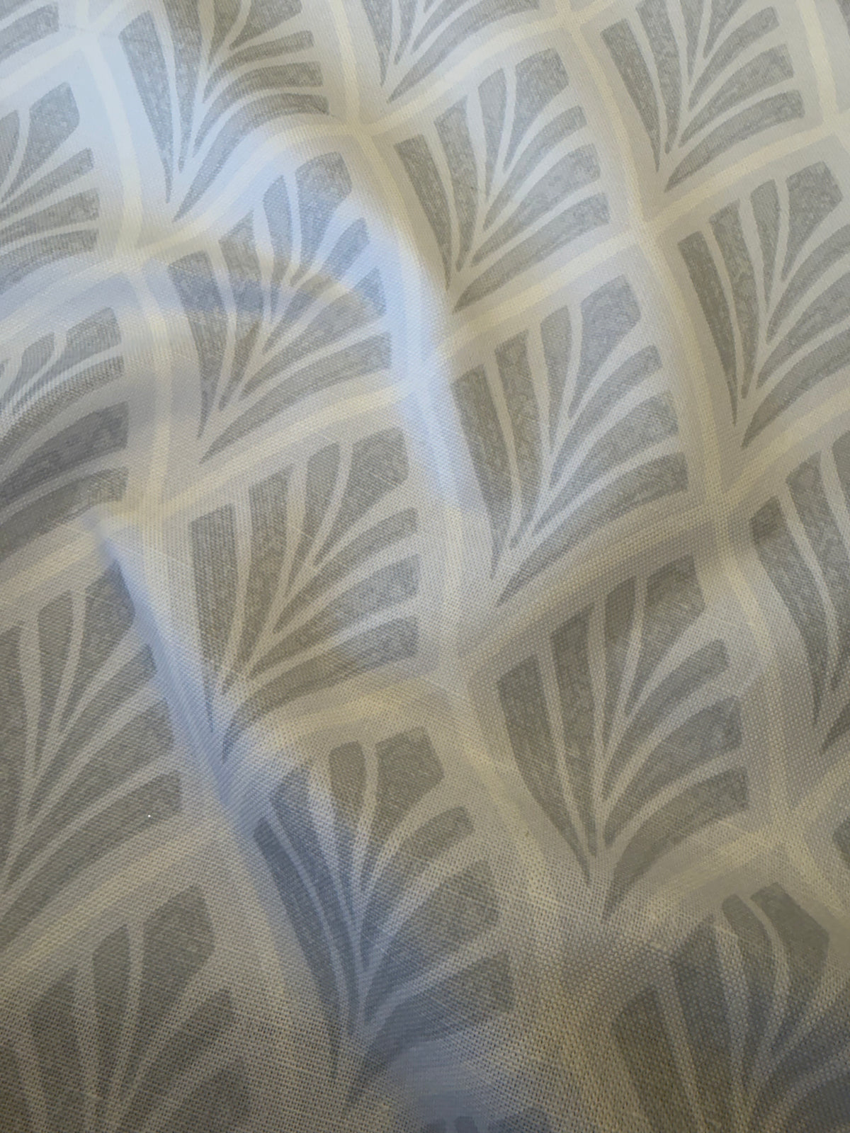 Grey Abstract Furnishing Fabric by Laura Ashley – 100% Cotton, 138cm Wide