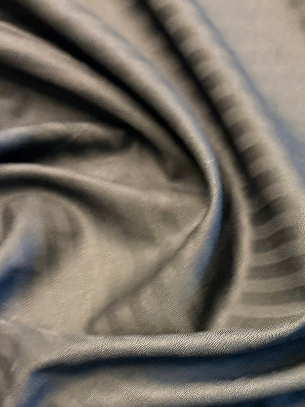 Black 100% Cotton Fabric with Shadow Stripes – 150cm Wide