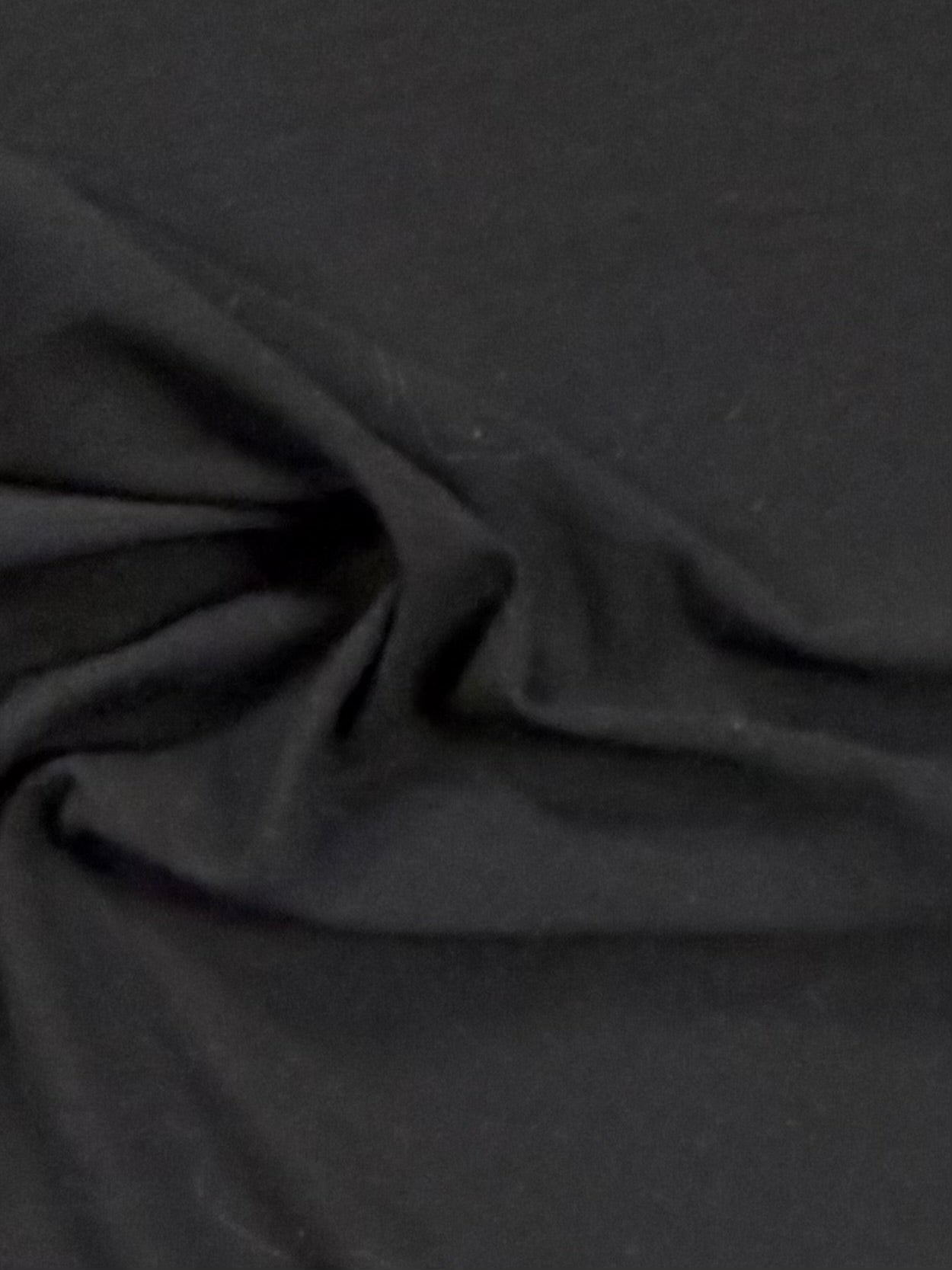 Black Wool Suiting Fabric – 100% Wool – 142 cm Wide