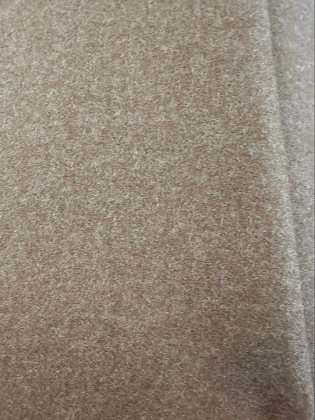 Camel Wool Mix Fabric – Premium Coat & Jacket Material