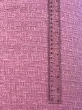 Pink Basket Weave Chanel-Style Recycled Fabric – High-End Tailoring Material