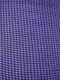Purple & Black Houndstooth dressmaking Fabric – Sleek & Stretchy