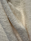 Cream/Ivory Basket Weave Chanel-Style Fabric – High-End Tailoring Material