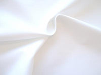 White Stretch Cotton. 185g/m2, 140cm wide, 97% Cotton 3% Elastane. Roll Size - 2m