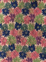 Multi Coloured Flower Jacquard