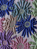 Multi Coloured Flower Jacquard