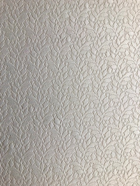 Pale Ivory Trailing Leaf Lace