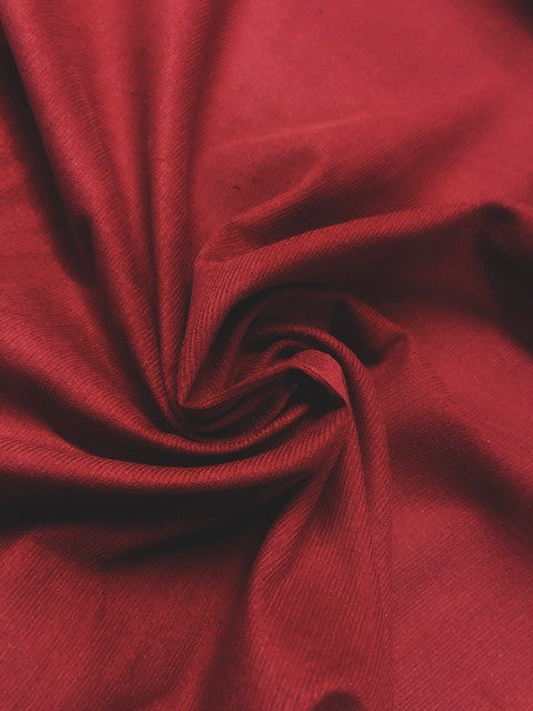 Maroon 21-Wale Pincord Cotton Corduroy – 148 cm Wide