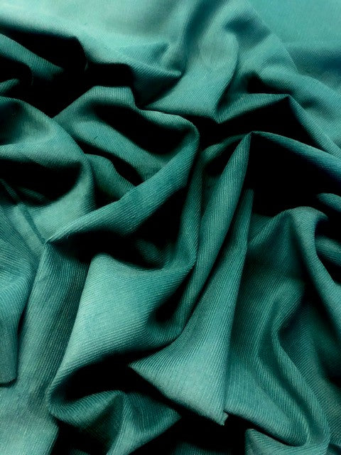 Teal 21-Wale Pincord Cotton Corduroy – 148 cm Wide