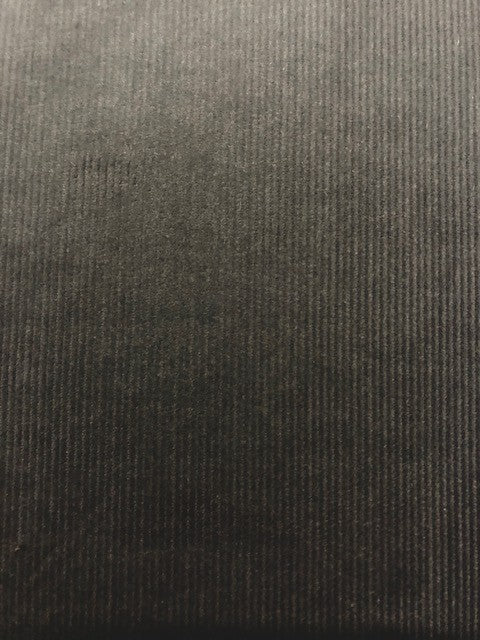 Charcoal 16-Wale Cotton Corduroy – 148 cm Wide