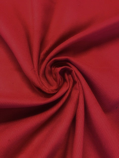 Red 16-Wale Cotton Corduroy – 148 cm Wide