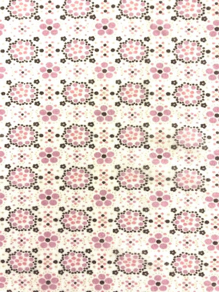 Pink Spot & Flower on Soft Mesh