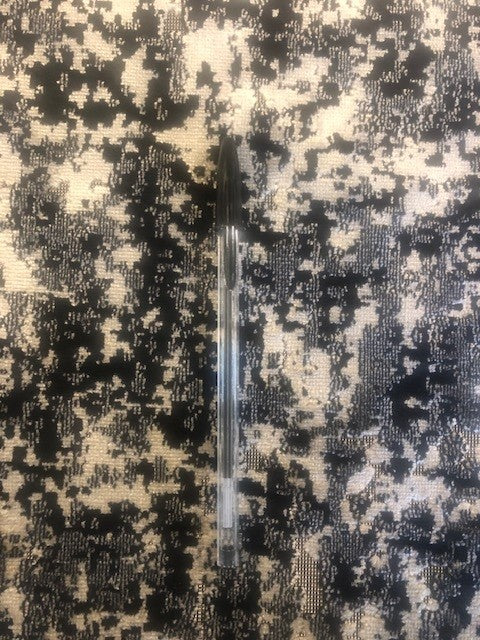 Flame Retardant Cut Velvet Mottled Black Grey Upholstery Fabric