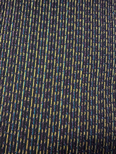 Bronze Cerise Cotton-Blend Fabric with Metallic Accents – 155 cm Wide