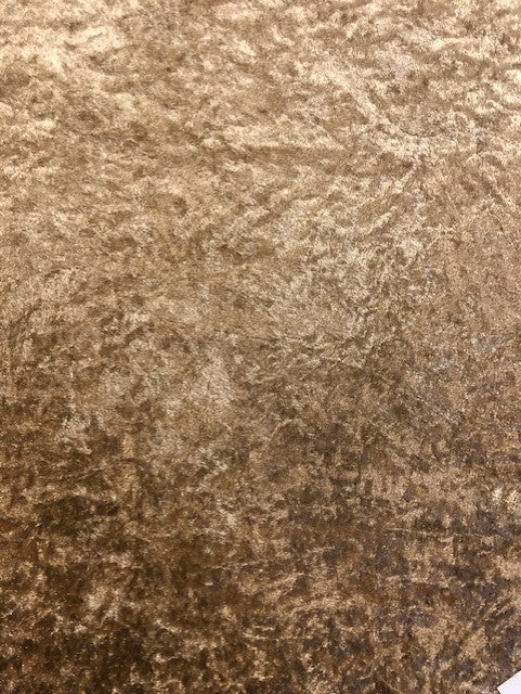 Crushed Stretch Velvet Fabric – Gold