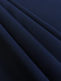 Oxford Blue Two Way Woven Stretch, Suiting Weight