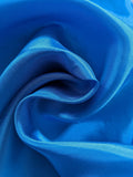Azure Blue Viscose Lining