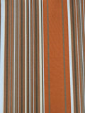 Brown/Orange Stripes Running Along The Fabric With Fire Retardant Finish