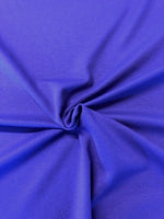 Plain Royal Ponte Roma. 70% Viscose 22% Nylon 8% Elastane. 137cm, 230 g/m2. Roll Size 2m.