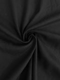 Black Soft Handle Linen/Viscose Mix