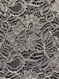 White Corded Lace with Scalloped Edge